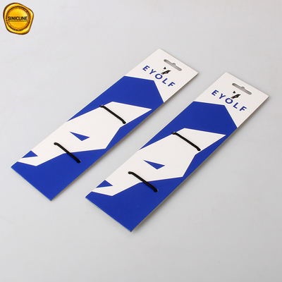 رویه کیف کارتی سربرگ آبی تاشو سفارشی برای دستمال گردن