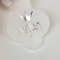 OEM ODM 1.8 گرمی قلاب های پلاستیکی سفید نشان فویلینگ نقره ای