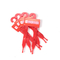 لوگوی سفارشی قرمز رنگ آویز کمربند پلاستیکی برای تجهیزات اسب دو شاخه کمربند